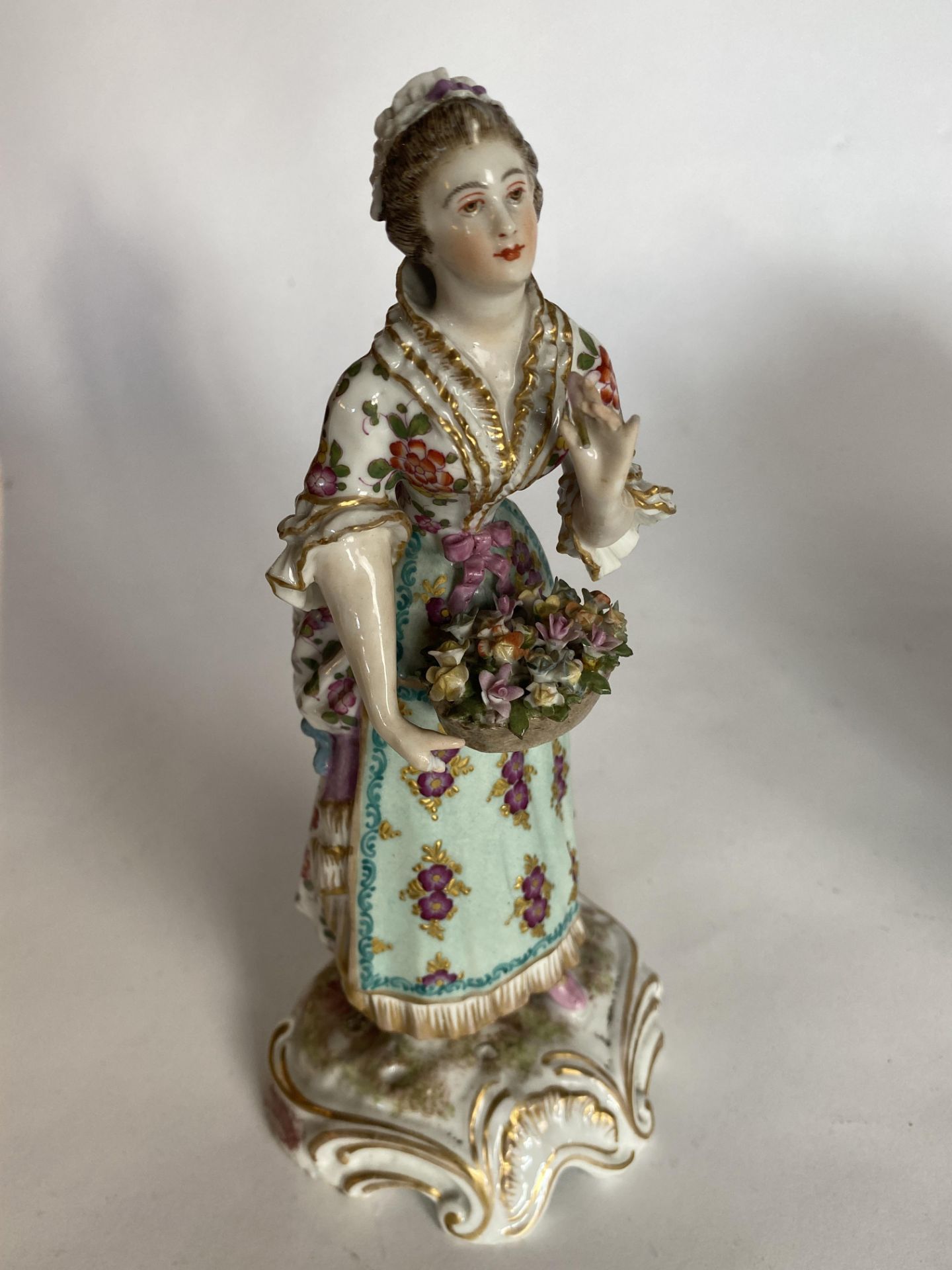 A 19th century Nymphenberg tureen, two other continental porcelain dishes and a pair of figures - Image 20 of 31