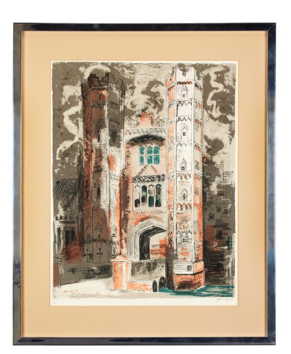 John Piper C.H. (British, 1903-1992), Oxburgh Hall, Norfolk (Levinson 266)