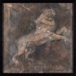 Freda Nellie Skinner (British, 1911-1993) Three framed charcoal on paper studies, ' Hercules', 'Cent