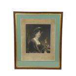 'Elizabeth Countess of Stafford' (Elizabeth Sutherland Leveson-Gower, Duchess of Sutherland), mezzot