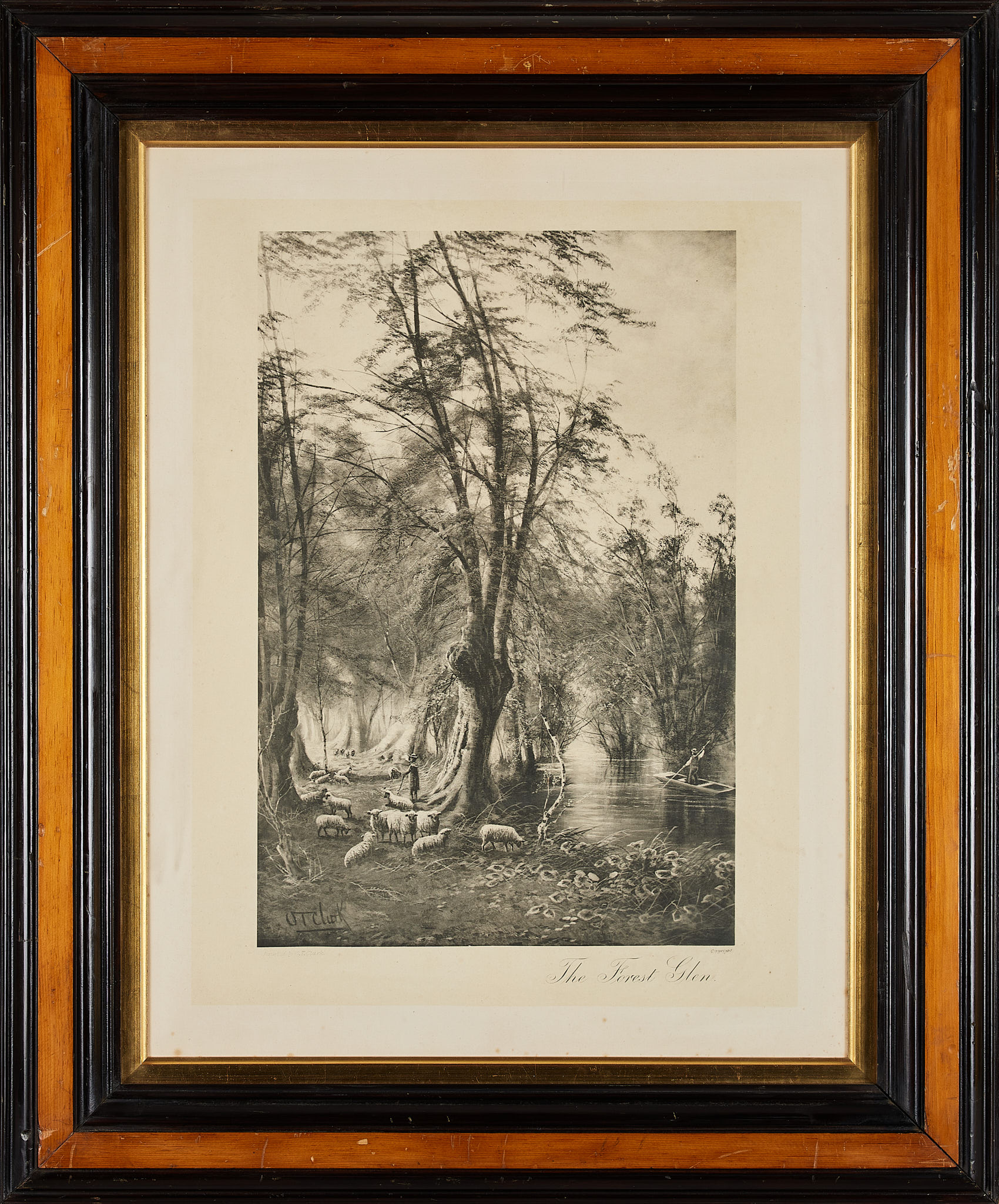 Thomas Orford Clark, 'The Angler's Retreat' and 'The Forest Glen' - Image 4 of 4