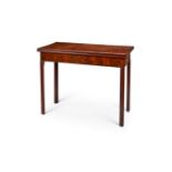 A George III mahogany card table