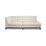 A contemporary chaise longue by Bespoke Sofa, London