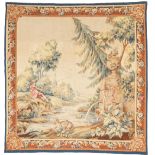 An 18th century French tapestry probably Aubusson