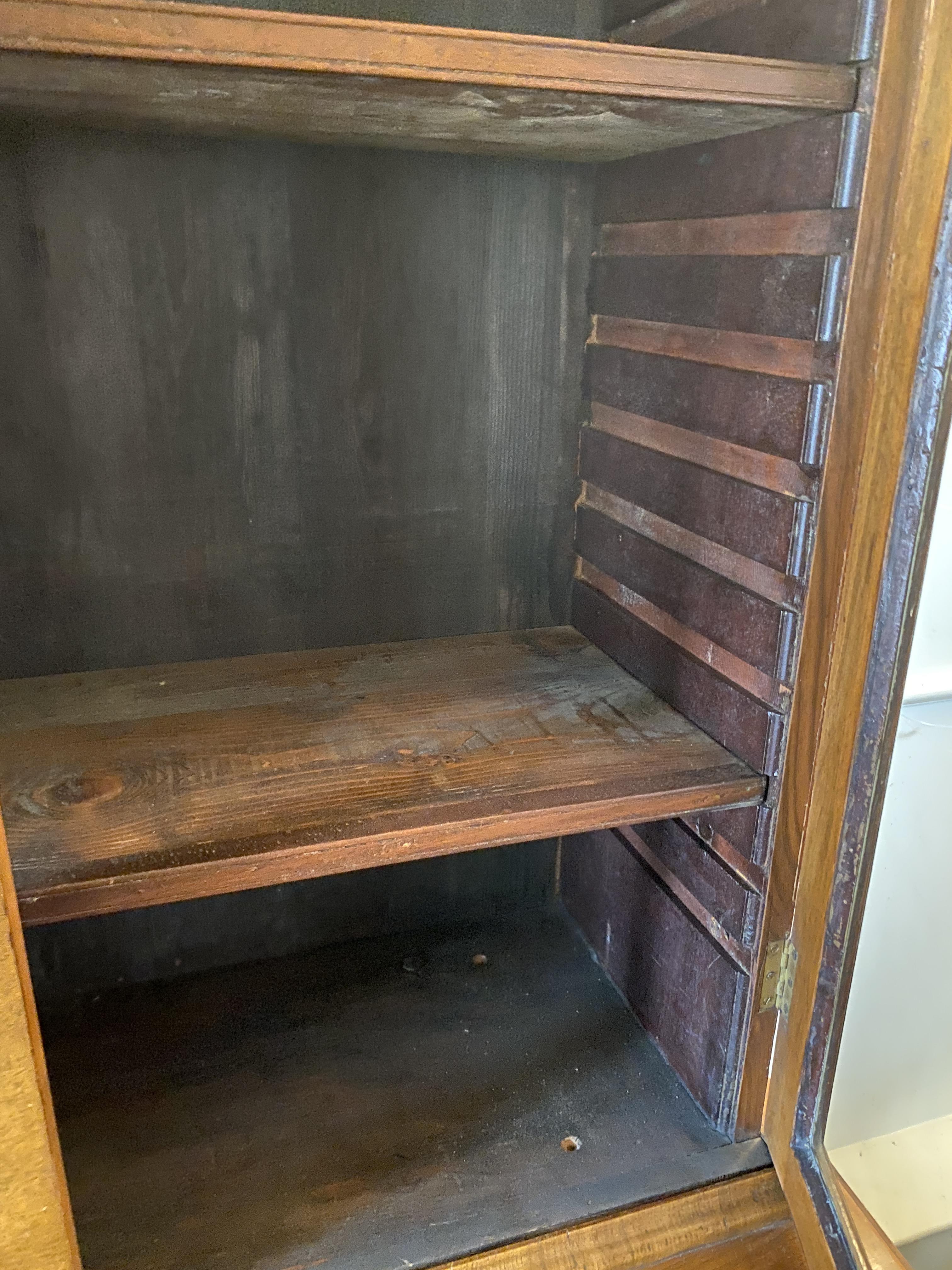 A walnut bookcase on cabinet - Image 9 of 12