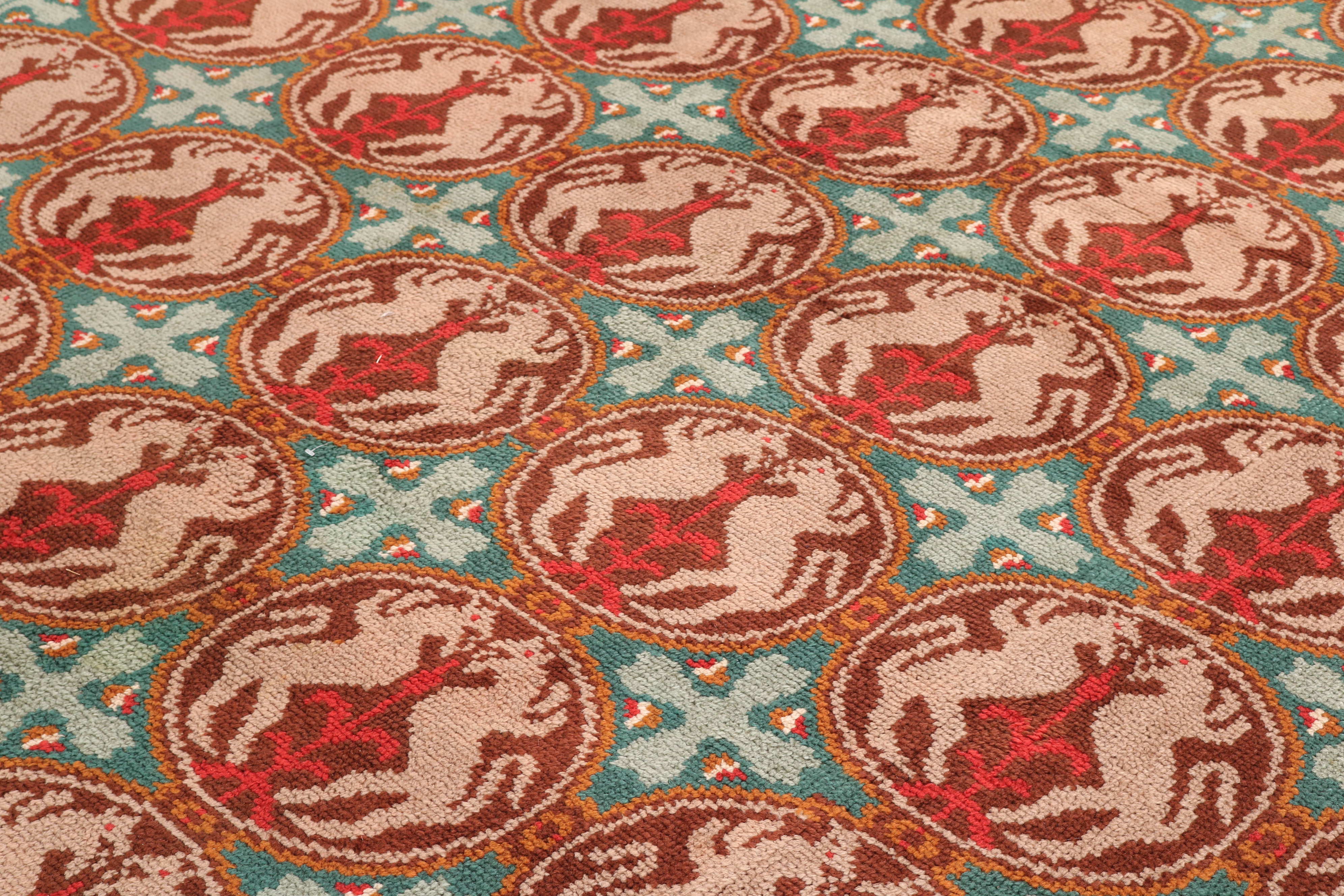 An English Arts and Crafts design carpet, circa 1930 - Image 10 of 11