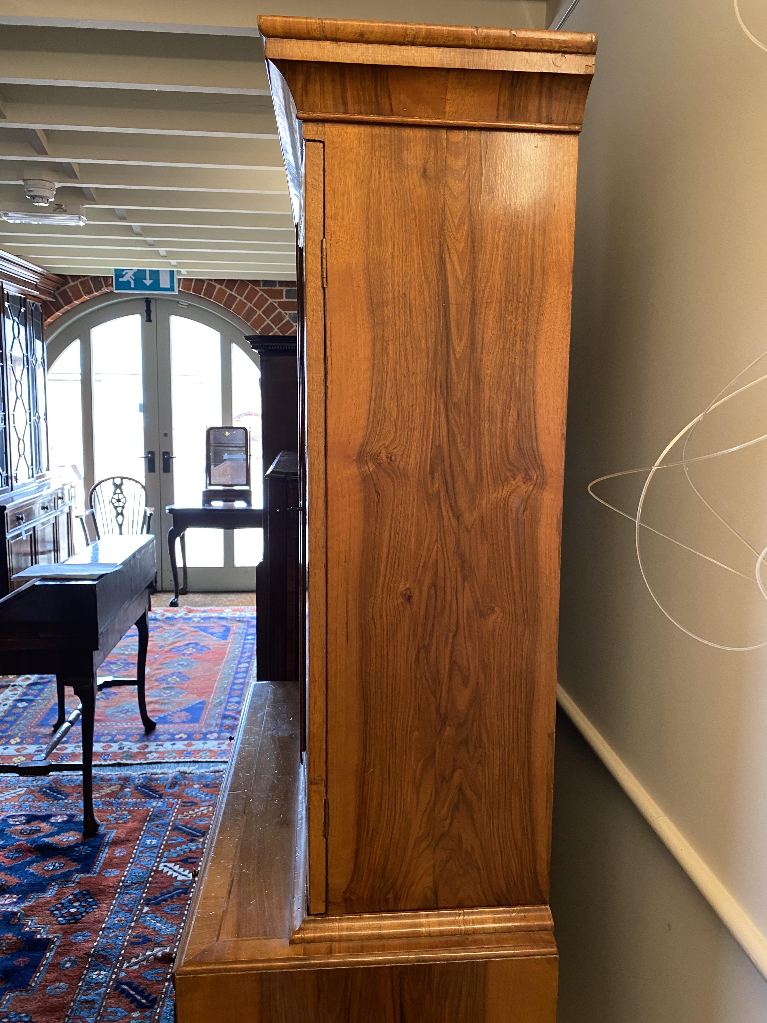 A walnut bookcase on cabinet - Image 6 of 12