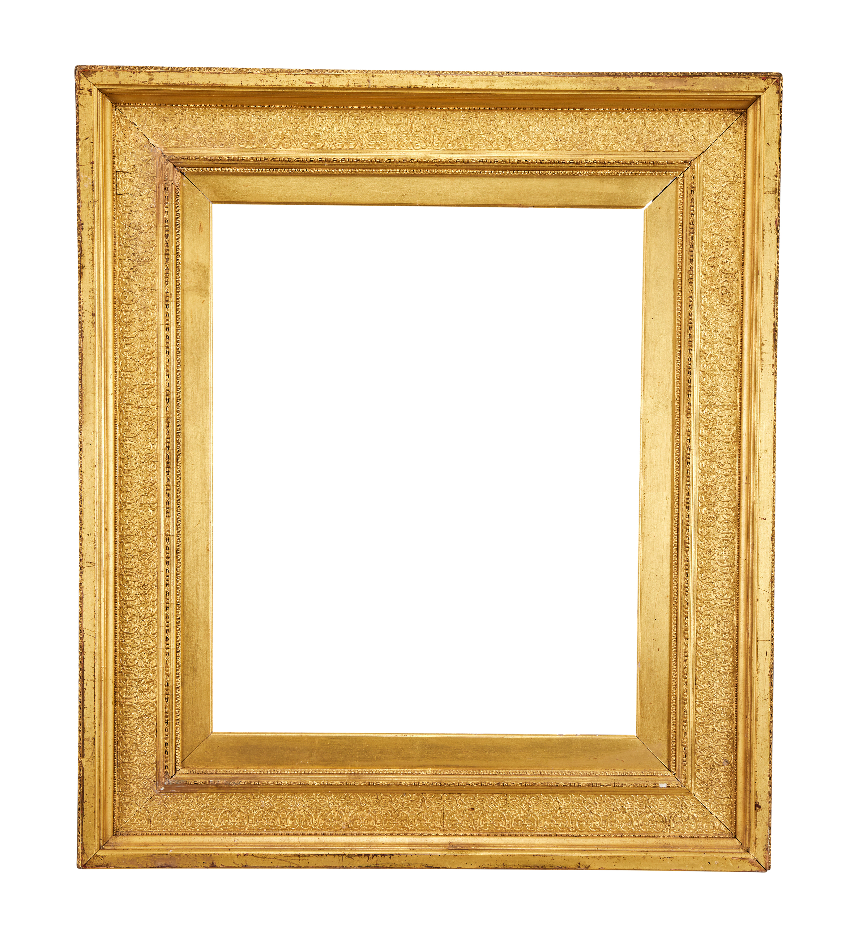 Two 19th century composition gilt frames