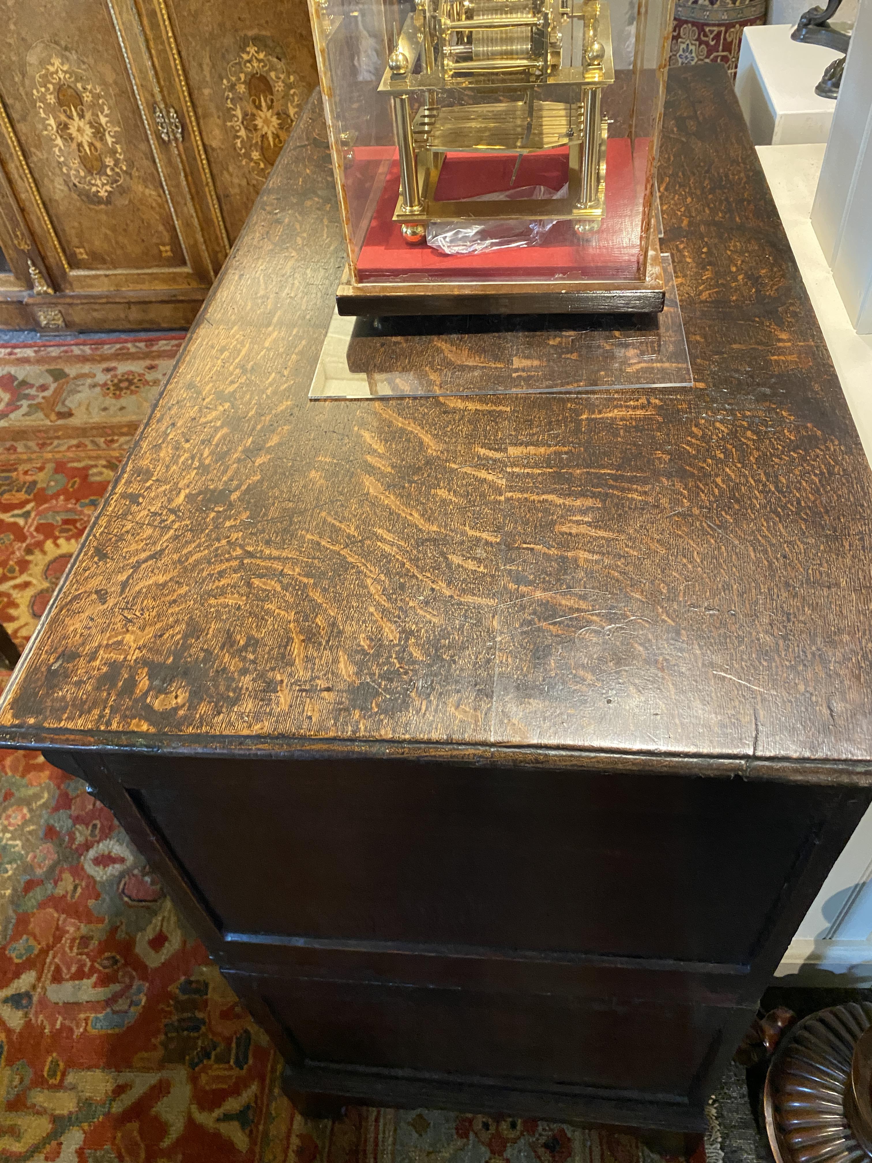 A William and Mary oak chest - Image 7 of 15