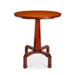 An Art Deco satinwood and banded occasional table