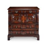 A William and Mary oak chest