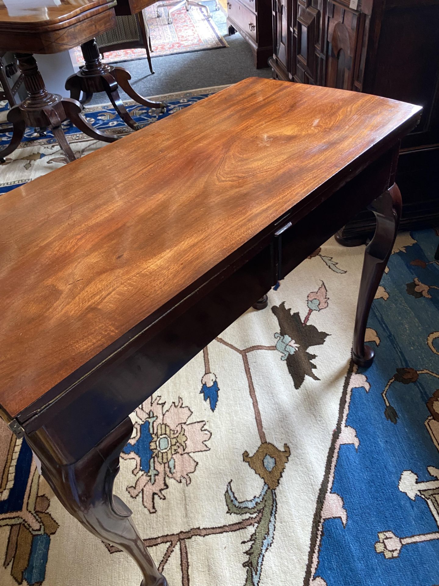 A George II mahogany card table - Image 6 of 10