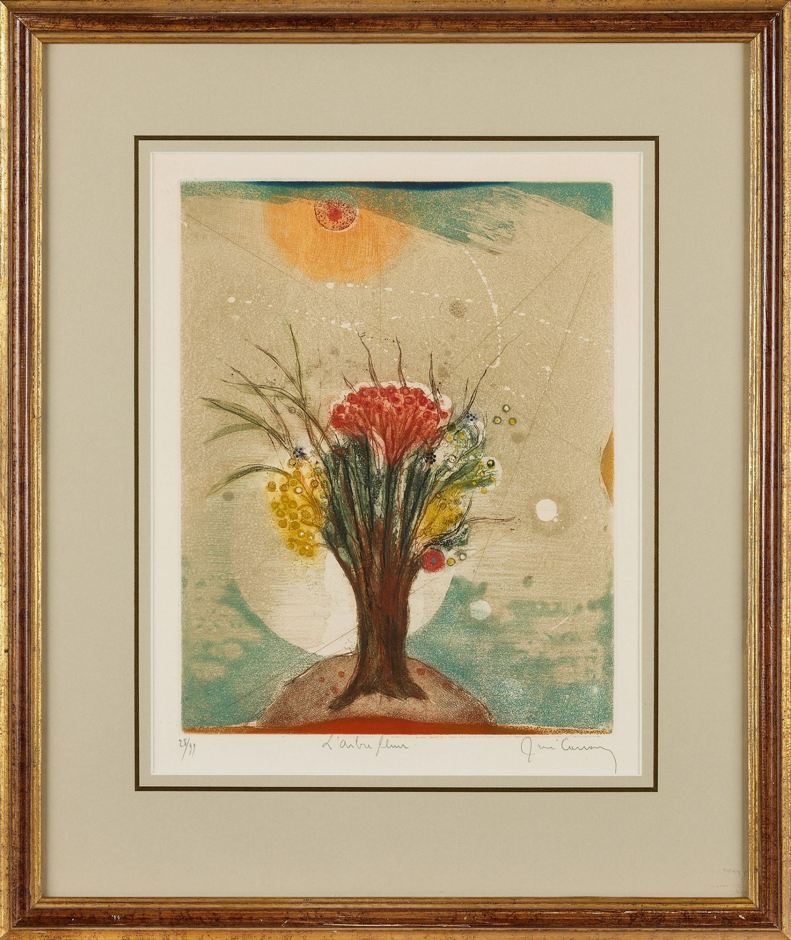 René Carcan (Belgian, 1925-1993), L'arbre fleur