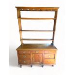 A 19th century pine dresser