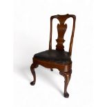A George II mahogany side chair