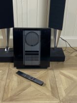 A Bang and Olufsen BeoSound 3000 stereo system designed by David Lewis With a CD player and tuner,