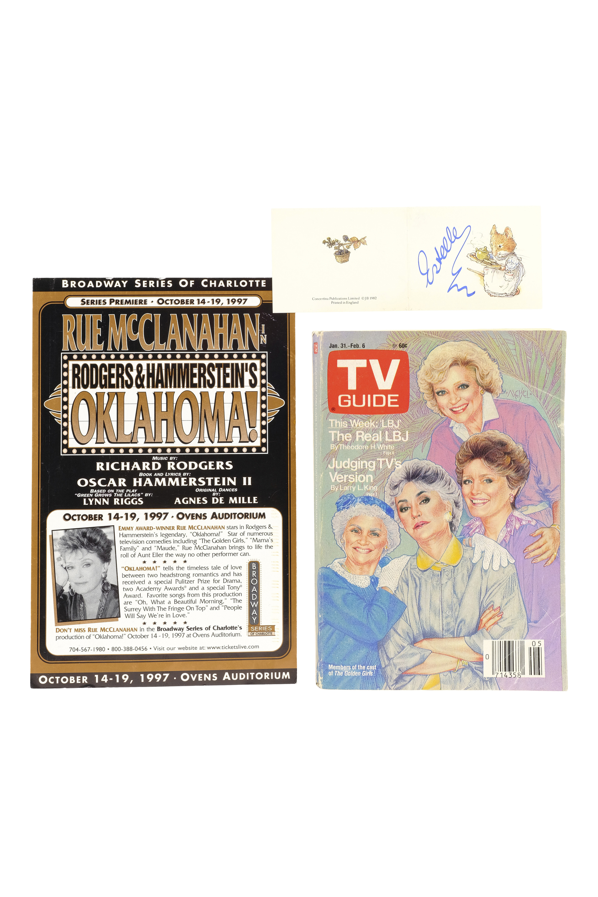 THE GOLDEN GIRLS (T.V. SERIES, 1985 - 1992) - Rue McClanahan's Wedding Invitation and Mail with TV G - Image 8 of 13