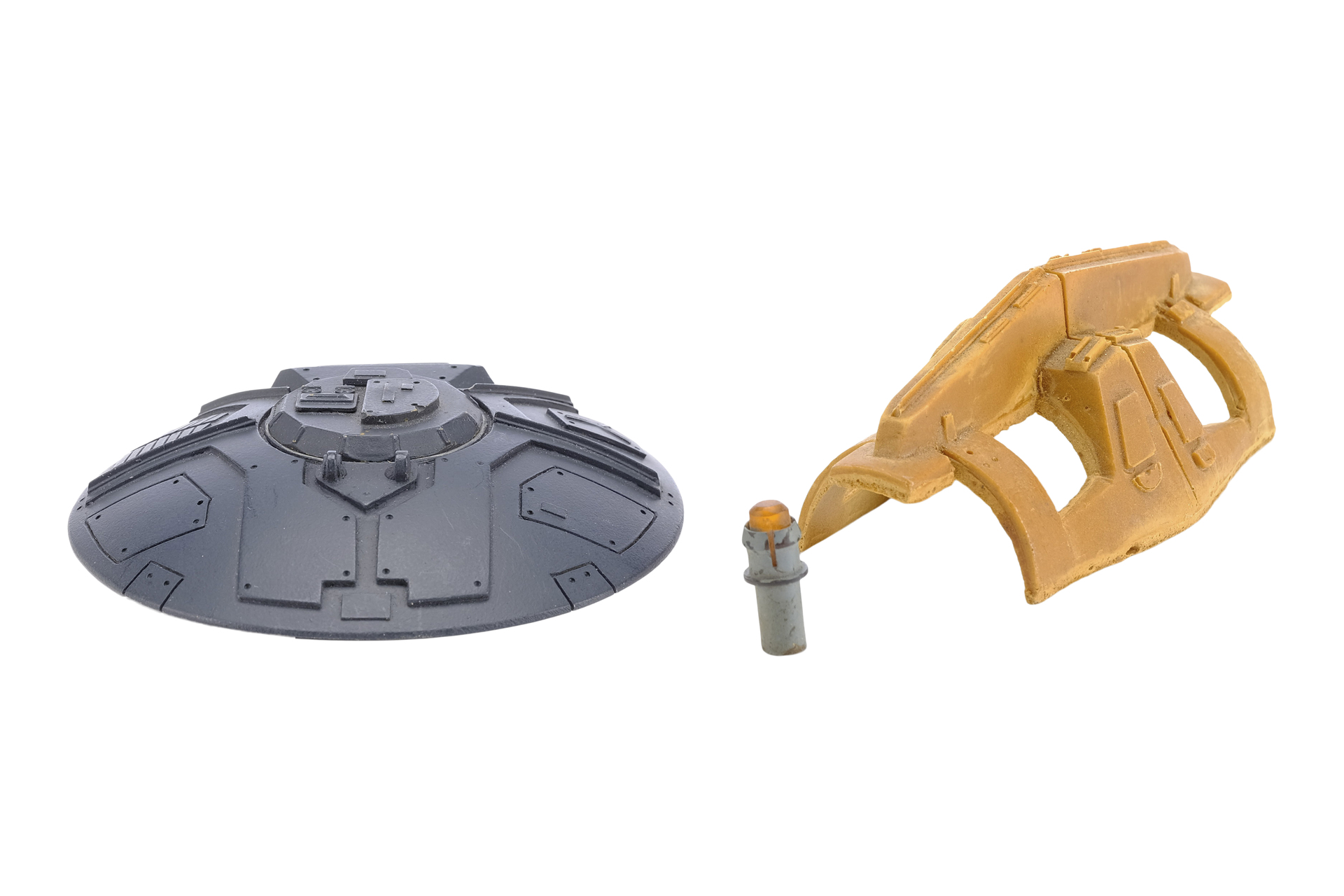 STAR WARS: A NEW HOPE (1977) - Production-Made Imperial TIE Fighter Model Miniature Components - Image 2 of 7