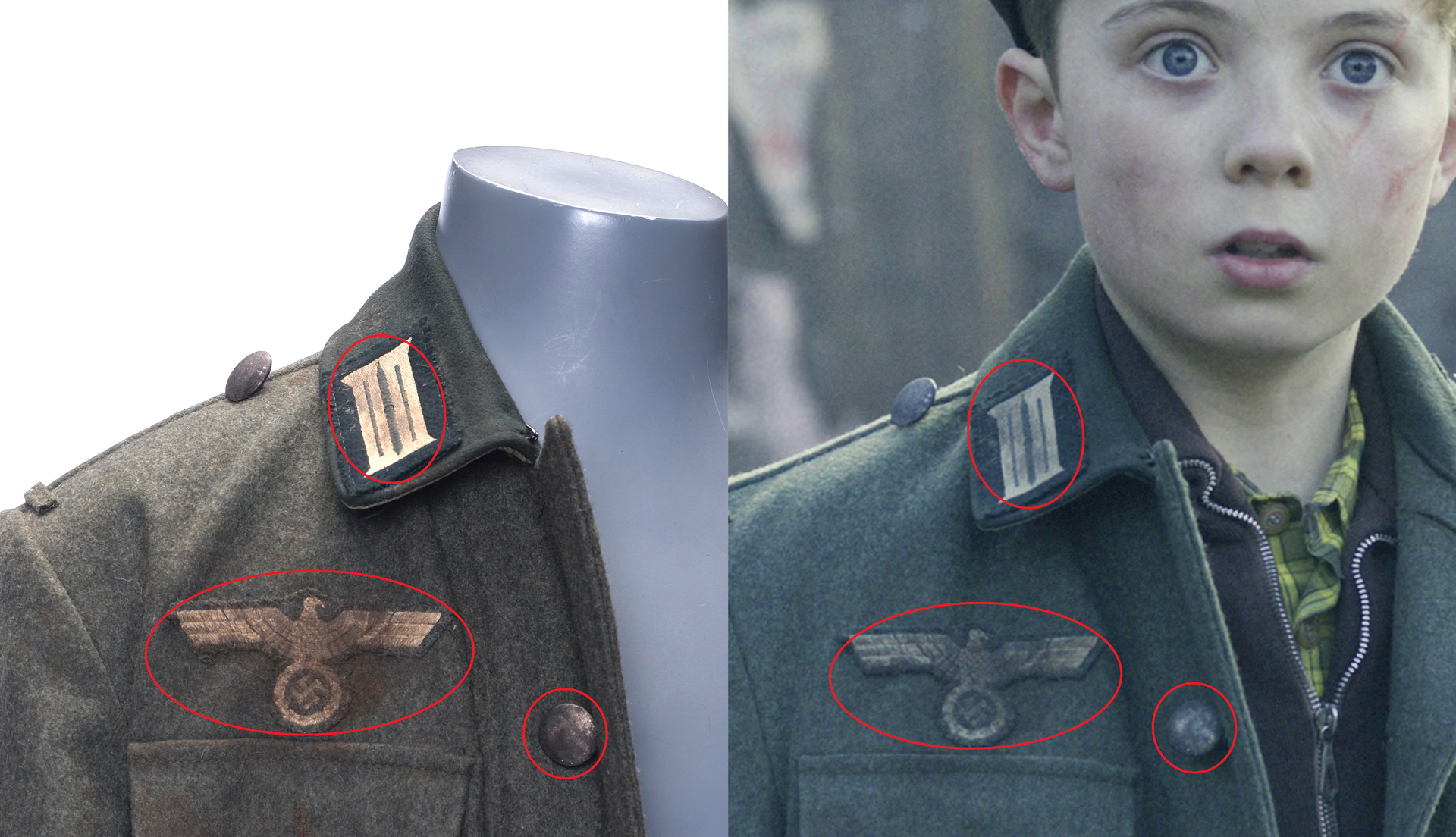 JOJO RABBIT (2019) - Jojo Rabbit's (Roman Griffin Davis) Screen-Matched Wehrmacht Jacket - Image 6 of 10