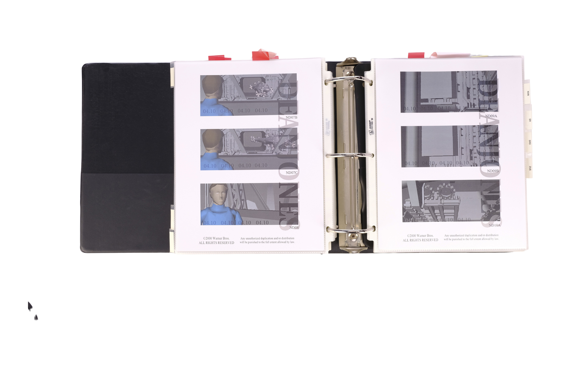 THE MATRIX TRILOGY (1999 - 2003) - Set of Three Annotated Storyboard and Previsualization Production - Image 3 of 12