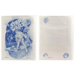 STAR WARS: A NEW HOPE (1977) - William Plumb Collection: Pair of Two Hand-Drawn Drew Struzan 10th An