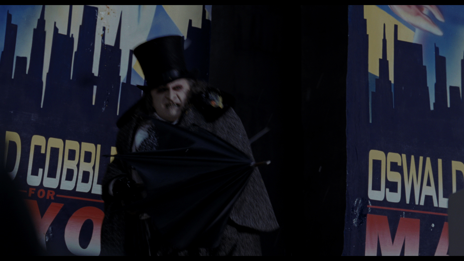 BATMAN RETURNS (1992) - Large Screen-Matched Hand-Painted Oswald Cobblepot (Danny DeVito) Campaign B - Image 8 of 16