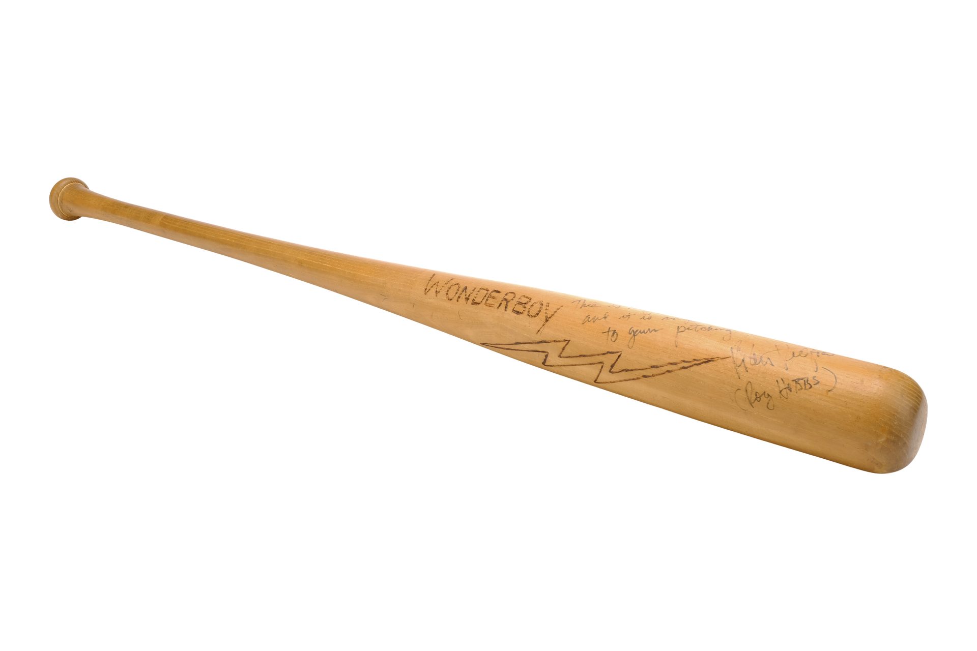 THE NATURAL (1984) - Robert Redford-Autographed Roy Hobbs' Rehearsal "Wonderboy" Bat - Image 7 of 20