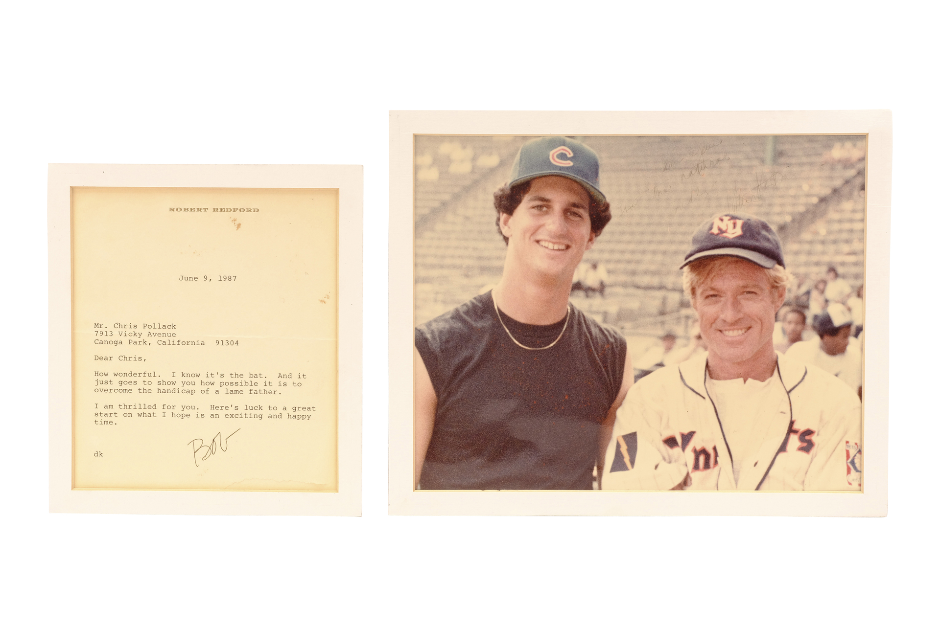 THE NATURAL (1984) - Robert Redford-Autographed Roy Hobbs' Rehearsal "Wonderboy" Bat - Image 11 of 20