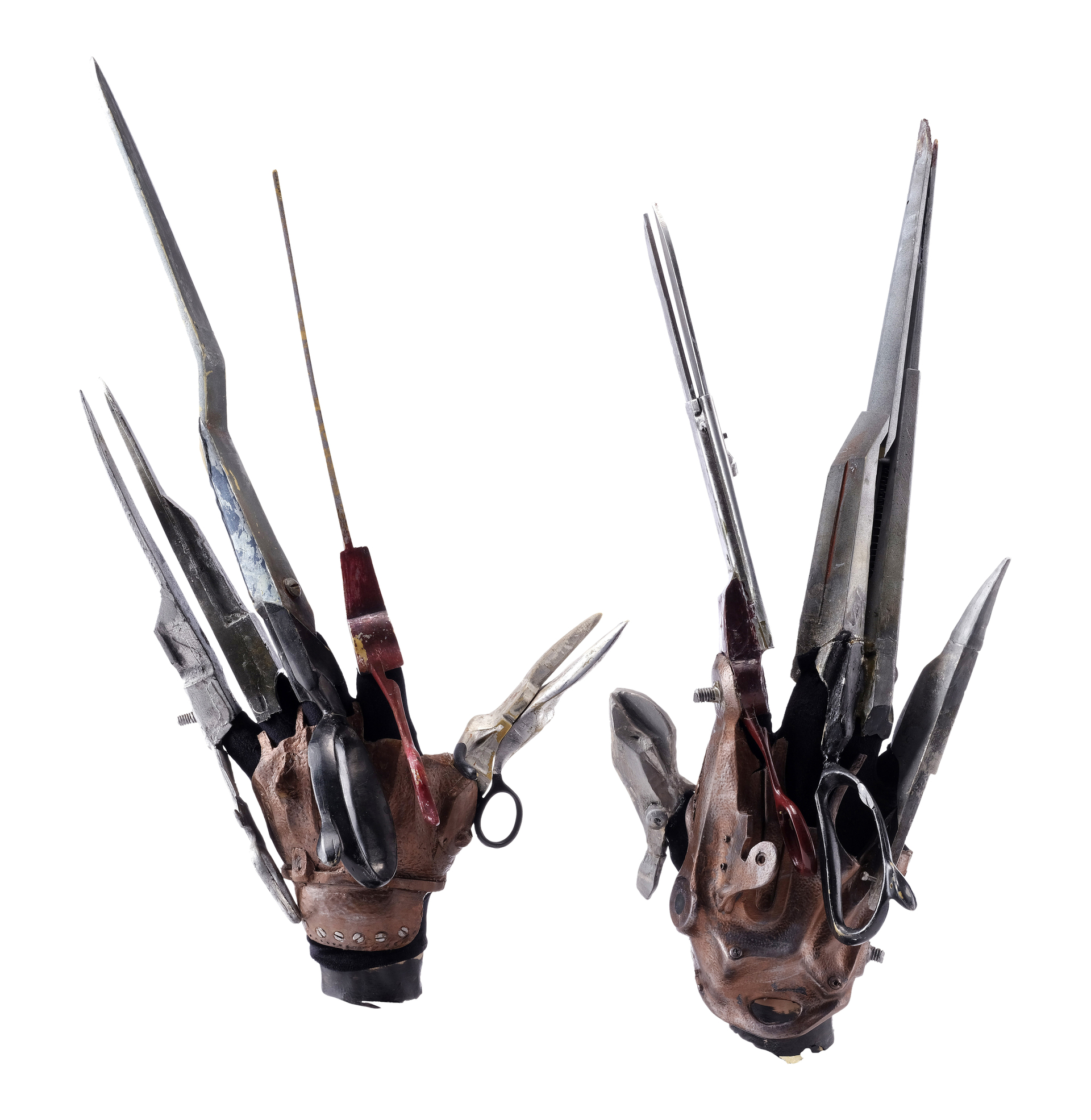 EDWARD SCISSORHANDS (1990) - Edward Scissorhands' (Johnny Depp) Scissor Hand Set with Screen-Matched