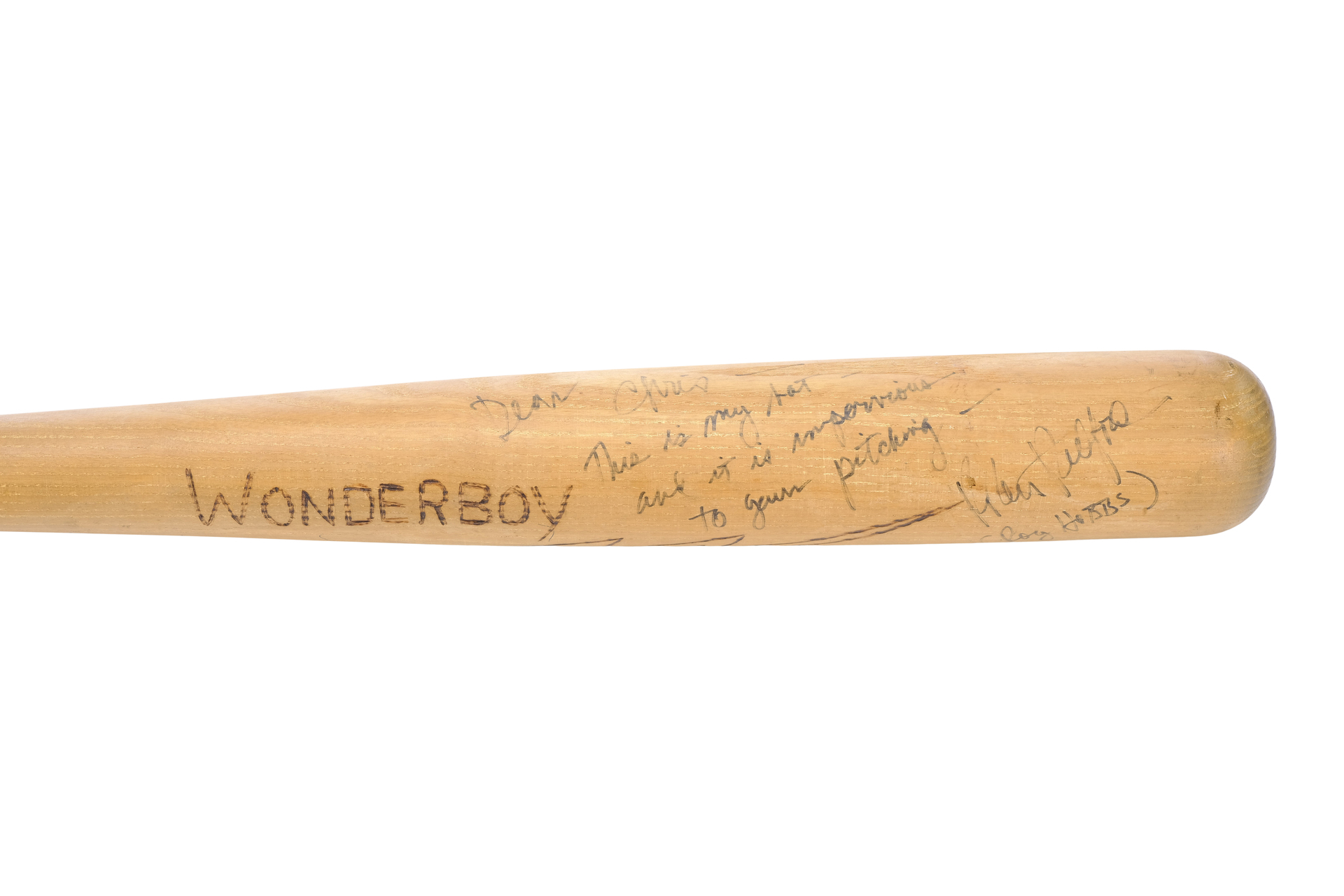 THE NATURAL (1984) - Robert Redford-Autographed Roy Hobbs' Rehearsal "Wonderboy" Bat - Image 10 of 20