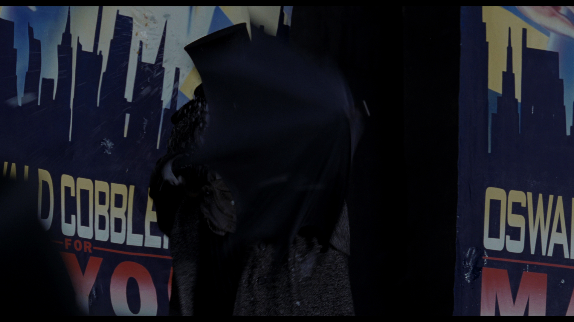 BATMAN RETURNS (1992) - Large Screen-Matched Hand-Painted Oswald Cobblepot (Danny DeVito) Campaign B - Image 9 of 16