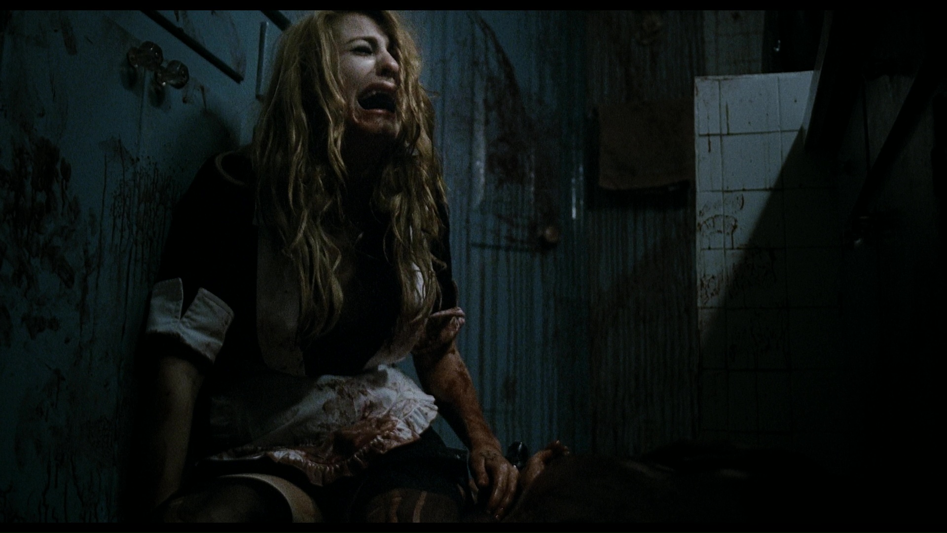 HALLOWEEN II (2009) - Laurie Strode's (Scout Taylor-Compton) Bloodied Rocky Horror Picture Show Cost - Image 5 of 7