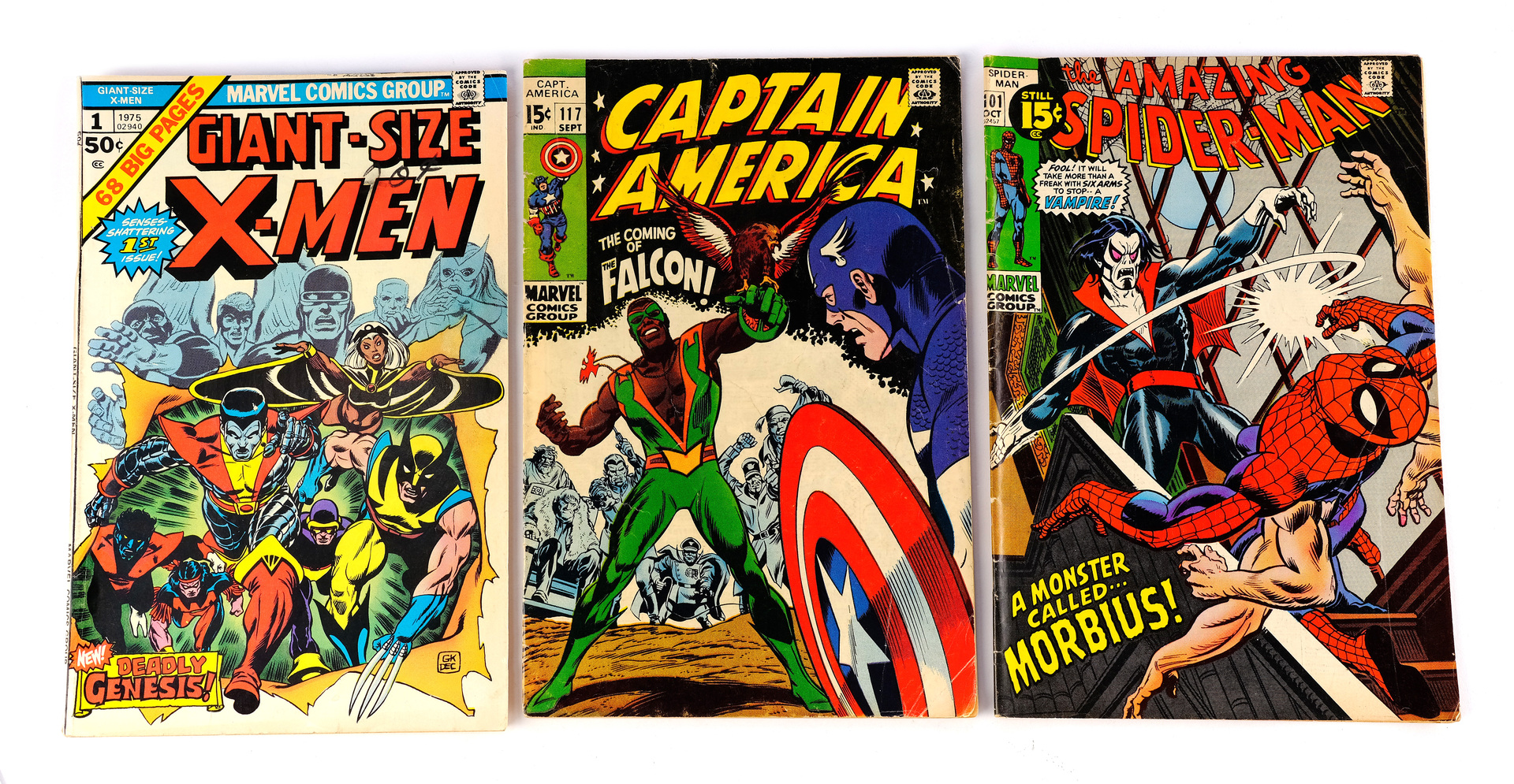 MARVEL COMICS - Giant-Size X-Men No. 1, Captain America No. 117, and Amazing Spider-Man No. 101 with - Image 4 of 5