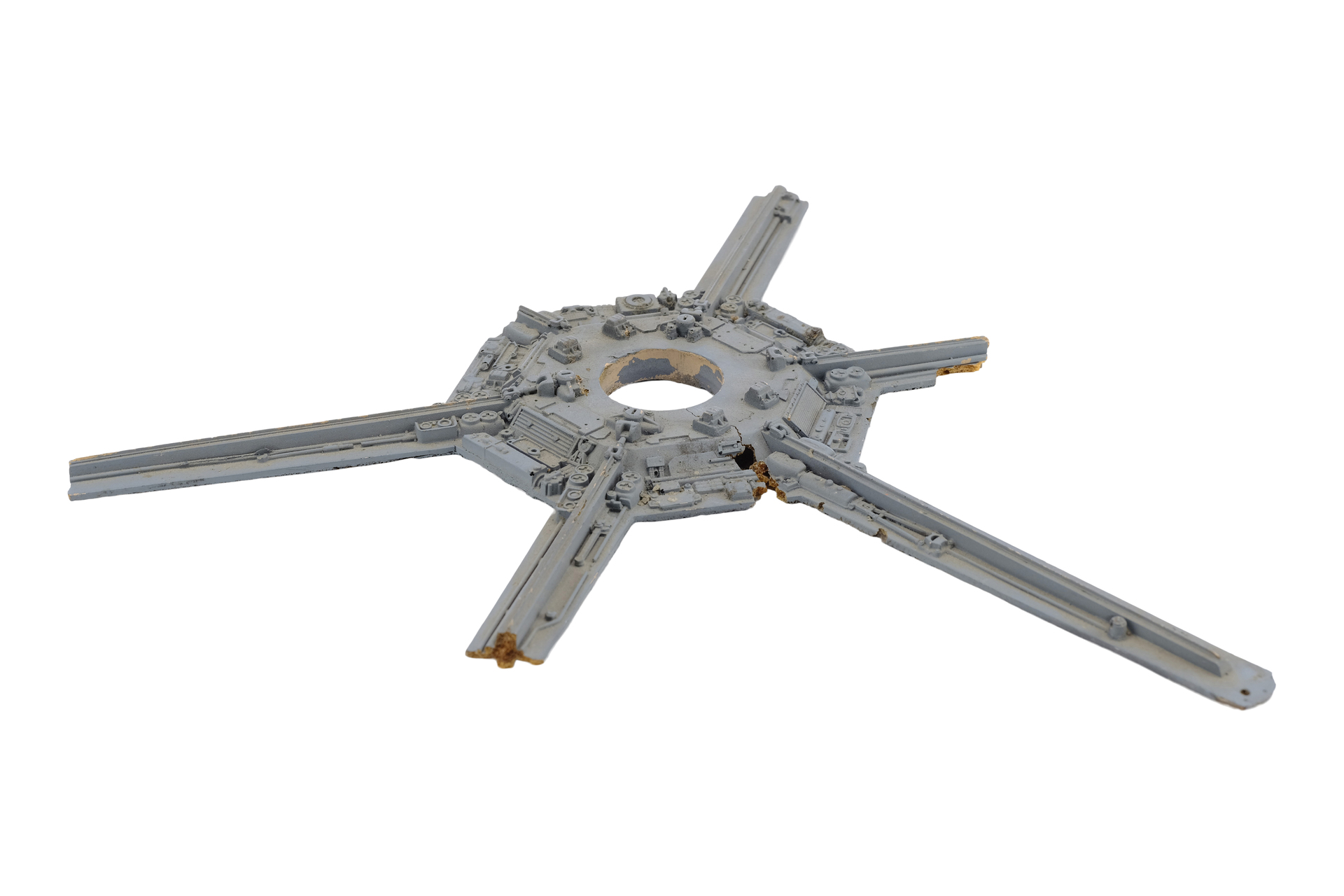 STAR WARS: A NEW HOPE (1977) - Exploded Pyrotechnic TIE Fighter Wing Structure Component - Image 3 of 7