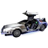 BACK TO THE FUTURE TRILOGY (1985 - 1990) - Light-Up Full-Size DeLorean Time Machine Replica Used at