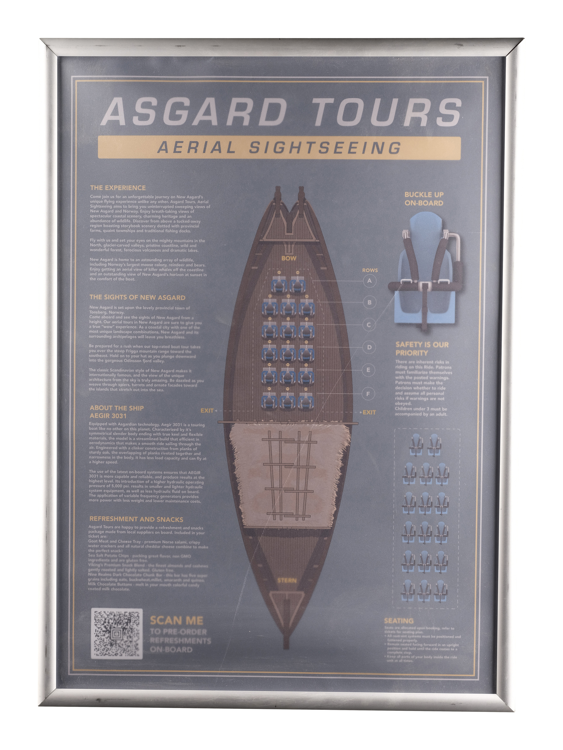 THOR: LOVE AND THUNDER (2022) - Set of Three Asgard Tours Posters - Image 3 of 4