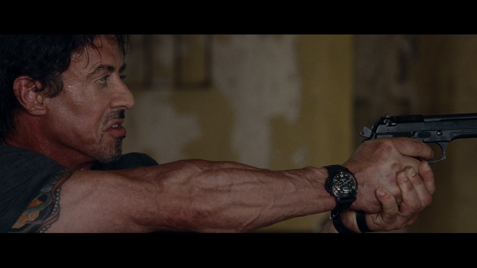 THE EXPENDABLES (2010) - Barney Ross' (Sylvester Stallone) Luminor Panerai 1950 Regatta Rattrapante - Image 22 of 25