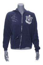 ANIMAL HOUSE - Blue Crew Hooded Sweatshirt & Dark Blue Crew T-Shirt (Small & Large) Autographed by T