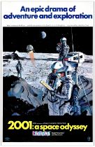 2001: A SPACE ODYSSEY - One-Sheet (27" x 41.5"); Cinerama; Very Fine on Linen