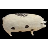 Large Plaster Pig Garden Ornament