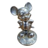 Disney: Collectable Silvered Cast Metal Mickey Mouse