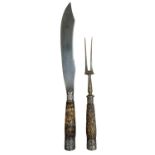 Dickinson of Sheffield Eldorado Bone Handed Carving Knife & Fork