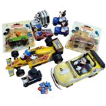 Disney: Small Group of Walt Disney Die Cast Vehicles Including 2 x Carded Matchbox Examples