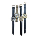 Disney Watches: Group of 4 x Disney Watches including Metal Strapped SII Marketing Watch with