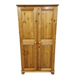 Bellamy Ducal Pine 2 Door Wardrobe, High Quality Wax & Finish