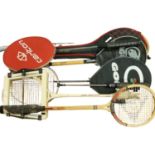 Collection of Vintage & Modern Badminton Rackets