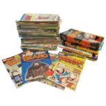 Large collection of Beano & Dandy comics from the Late 90's to early 00's + some Annuals & Binder