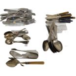 Large Collection of Vintage Plated & Nickel Silver Cutlery