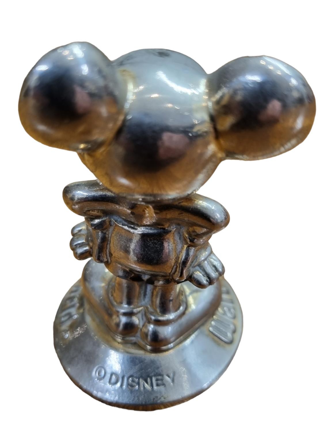 Disney: Collectable Silvered Cast Metal Mickey Mouse - Image 2 of 2
