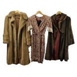 3 Items of Vintage Clothing to include 2 Faux Fur Coats